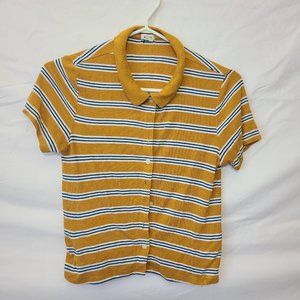 Garage Striped Collared Tee
